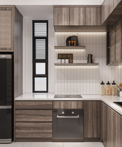 Tủ bếp Melamine