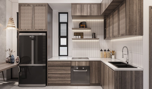 Tủ bếp Melamine