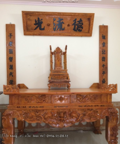 Sập Thờ Tứ Linh Gỗ Gụ