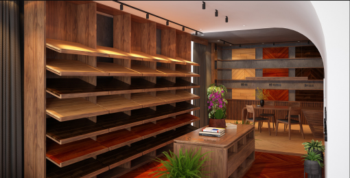 Thiet ke showroom san go 6