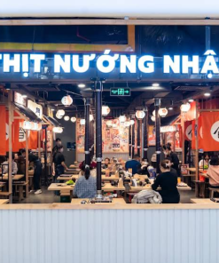 thiet ke YAKIMONO Vincom Royal City Quan Thit Nuong Nhat Ban