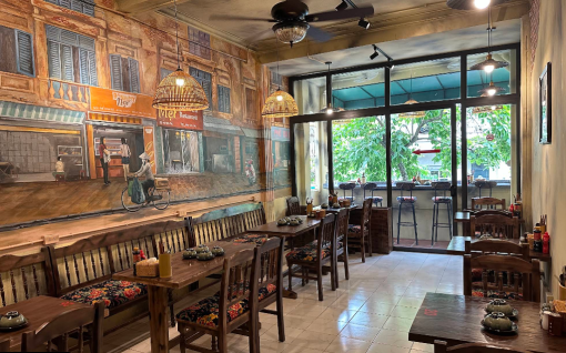 thiet ke nha hang an chay MET Vietnamese restaurant