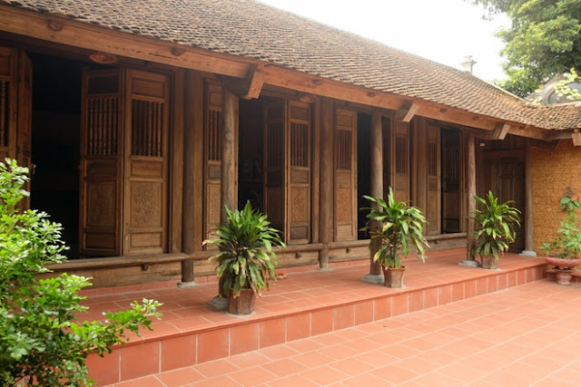 nhà gỗ 5 gian cổ