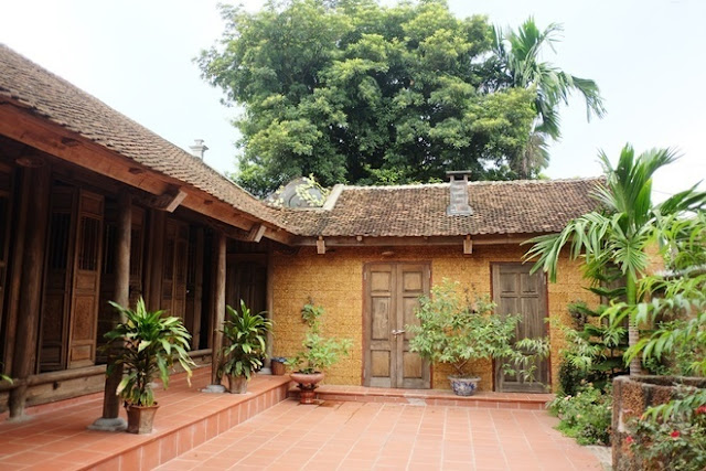 nhà gỗ 5 gian