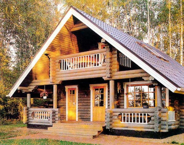 nhà gỗ kiểu mới