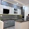 Mẫu Tủ bếp chữ i dài 3m
