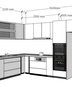Thiết kế tủ bếp chuẩn kích thước: Thoải mái, thẩm mỹ và phong thủy