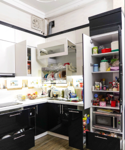 Tủ bếp Acrylic màu trắng