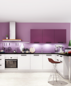Tủ bếp Acrylic màu trắng