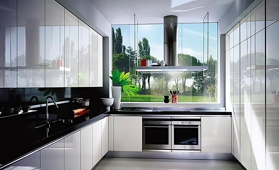 Tủ bếp Acrylic màu trắng 20 Tủ bếp Acrylic màu trắng