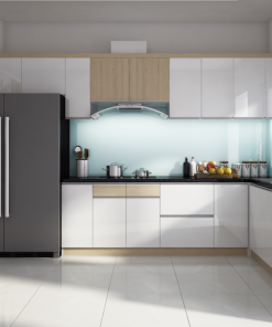 Tủ bếp chữ l hiện đại mẫu s93