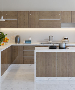 Tủ bếp gỗ công nghiệp mdf mẫu 3