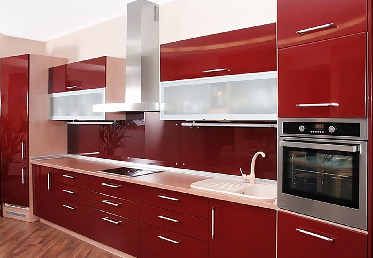 Tủ bếp nhựa phủ Laminate 6 Tủ bếp nhựa phủ Laminate
