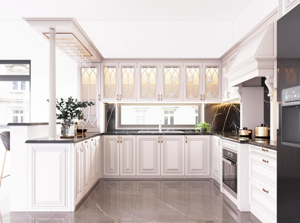 Tủ bếp nhựa phủ Laminate 7 Tủ bếp nhựa phủ Laminate