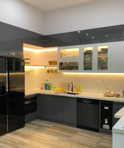 Tủ bếp nhựa pvc mẫu s98