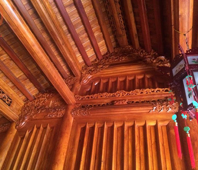 nhà gỗ 3 gian