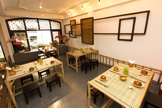 Thiết kế nhà hàng tre đẹp