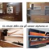 Tủ bếp veneer