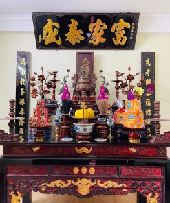 Bàn thờ & hoành phi câu đối trơn