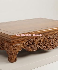 Hoàn thiện thi công nội thất phòng thờ gỗ gụ Lào trọn gói tại Bắc Giang